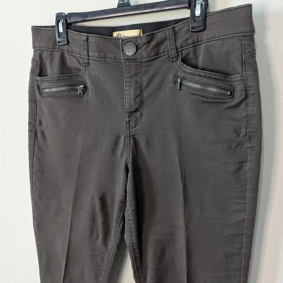 Democracy Pants - Democracy Brown Skinny Flat Front "Ab" Technology Pants Size 14